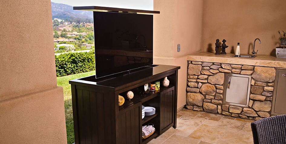 Outdoor TV Lift Cabinet