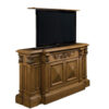 Belvedere premium carved pop-up TV lift cabinet for a 55 inch TV