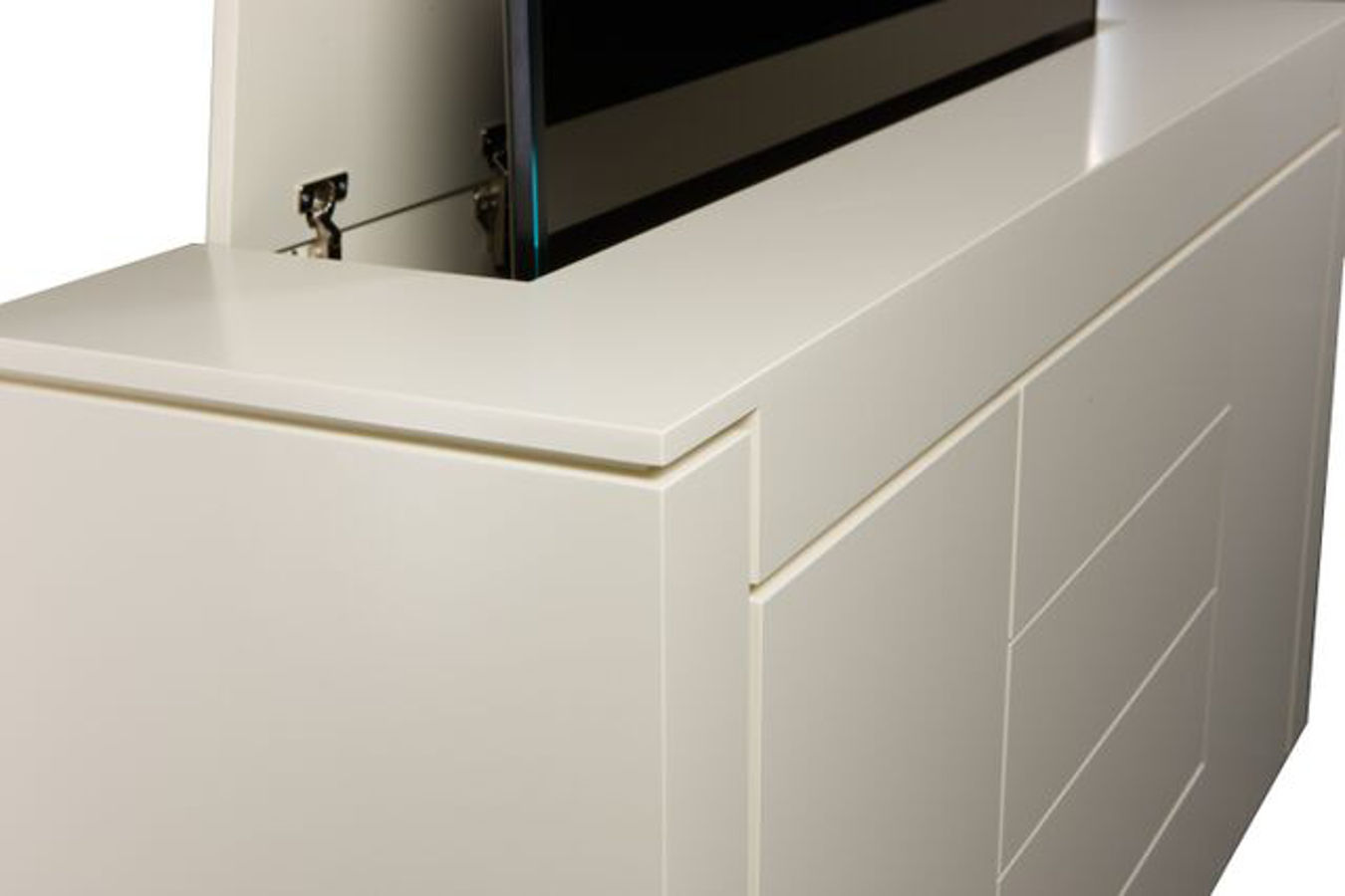 Modern Buffet Hidden TV Lift Cabinet| Custom made | Cabinet-Tronix