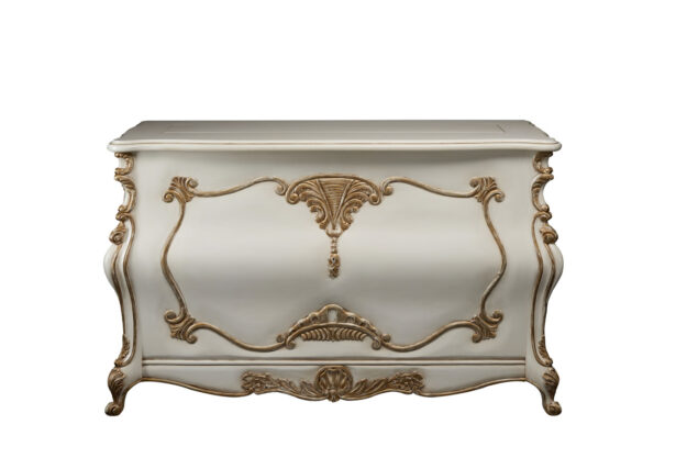Chateau Bombay French Grandeur TV lift cabinet hides a 55” TV - Image 4
