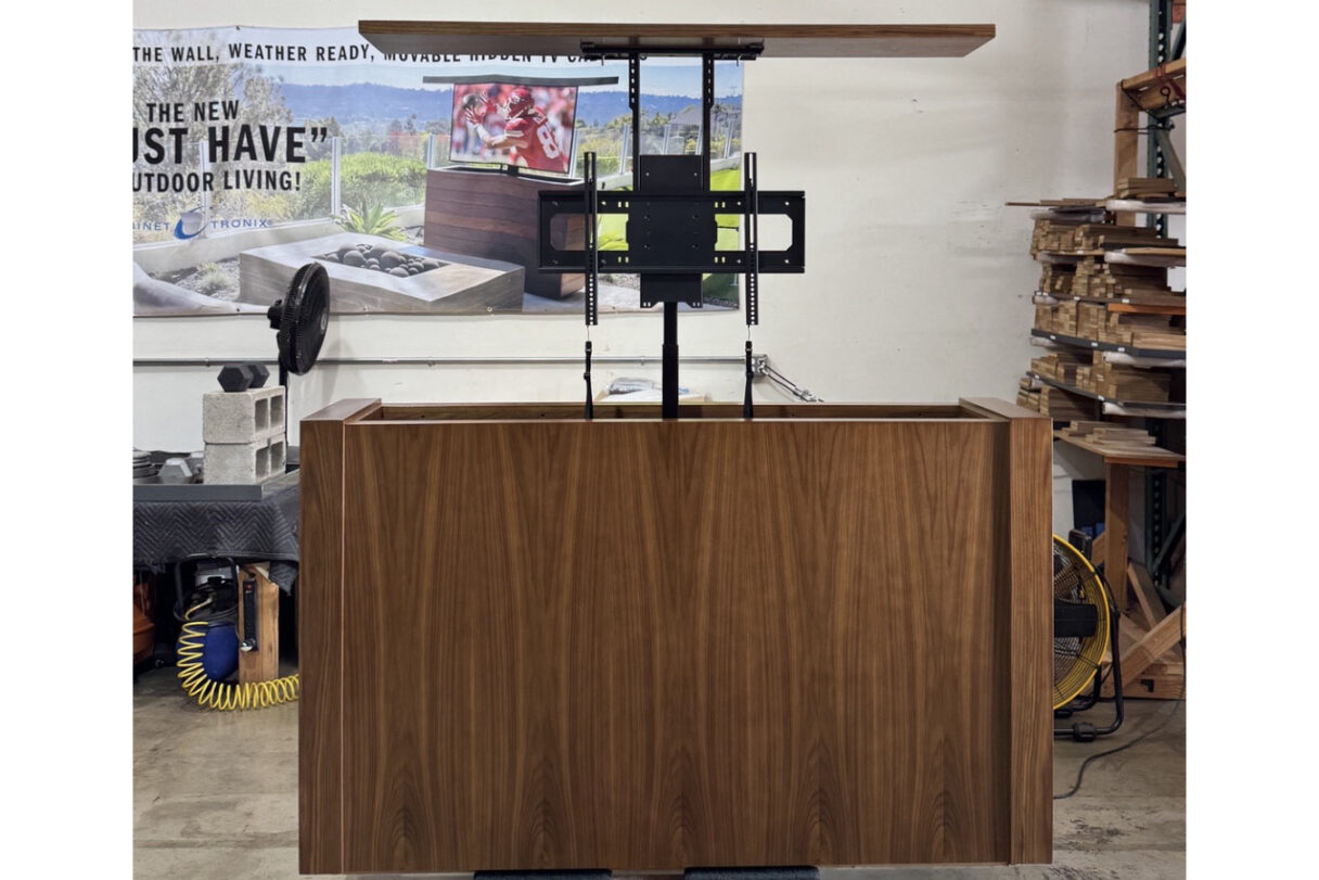 studio custom lift tv cabinet 05