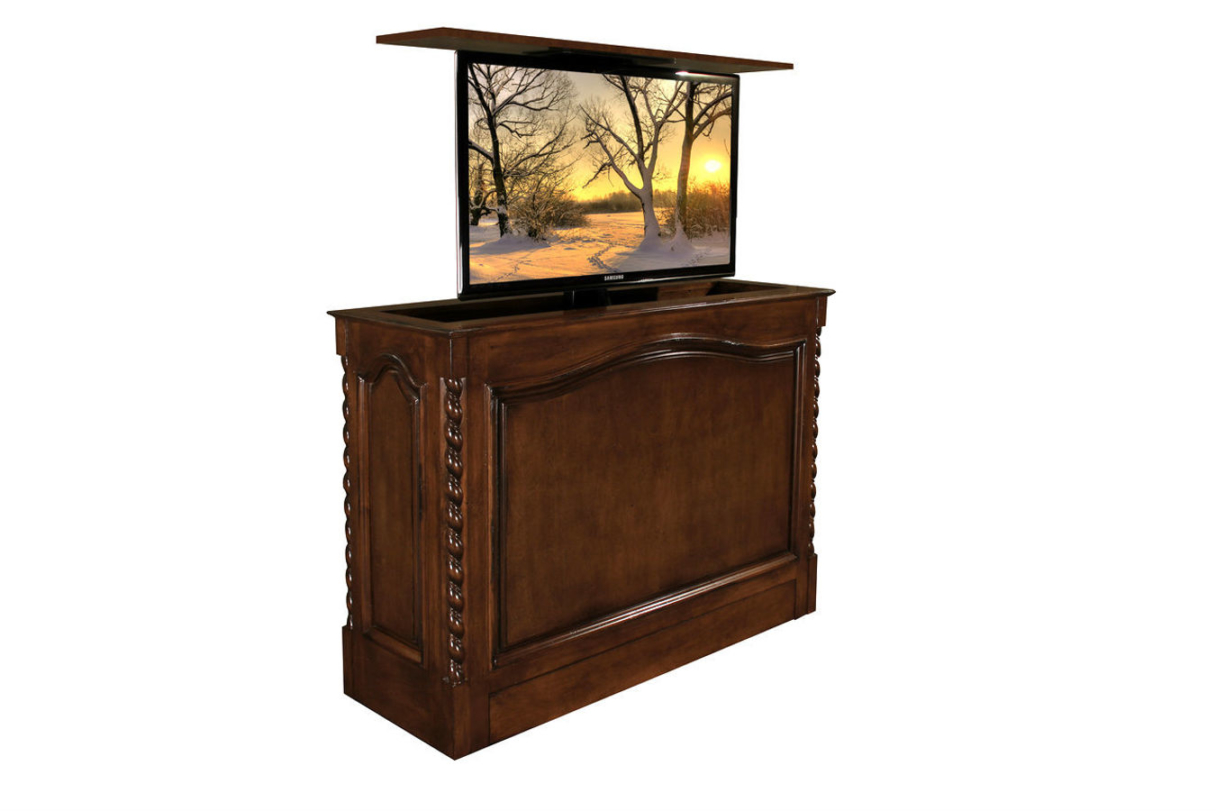 Coronado Foot of Bed TV Lift Cabinet Custom Made Cabinet Tronix