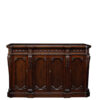 Century solid mahogany master skilled carved 65” TV lift cabinet - Image 5