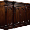 Century solid mahogany master skilled carved 65” TV lift cabinet - Image 8