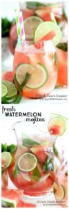 Fresh Watermelon Mojito