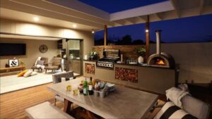 Install an outdoor kitchen