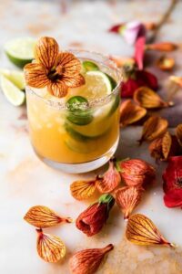 Spicy ginger mango margarita