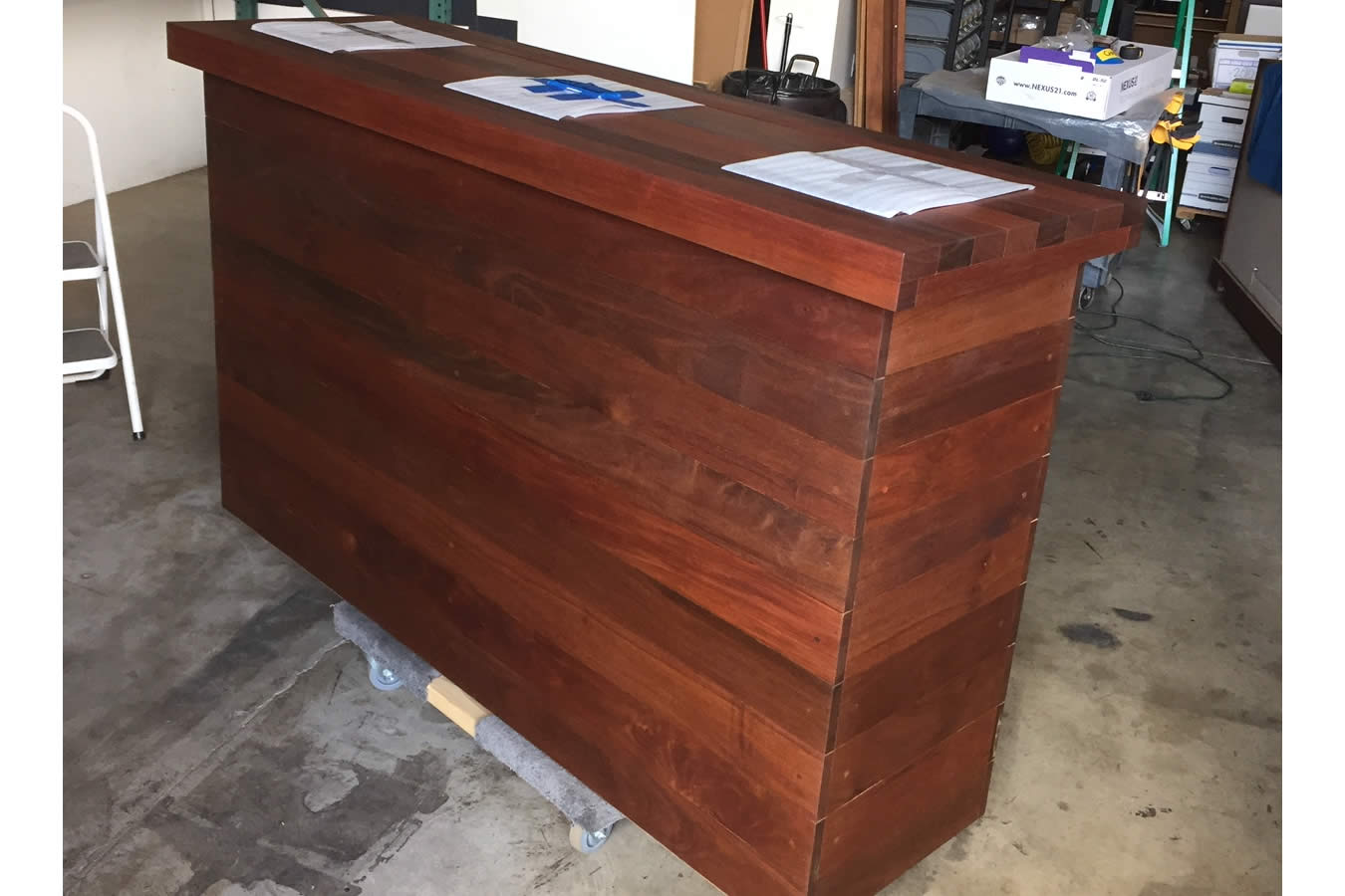 Bare Outdoor Tv Lift Furniture With Solid Ipe Wood Top Cabinet