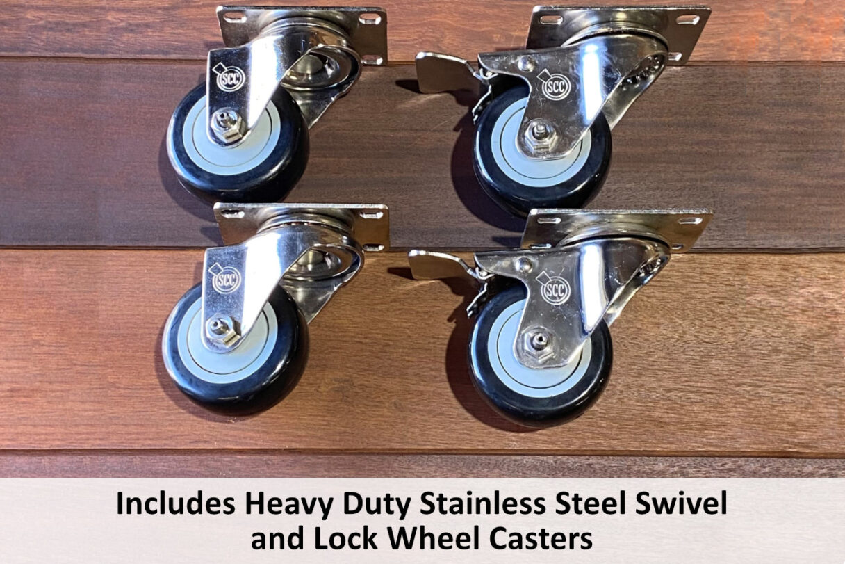 cabinet tronix outdoor stainless steel heavy duty wheel sets sam