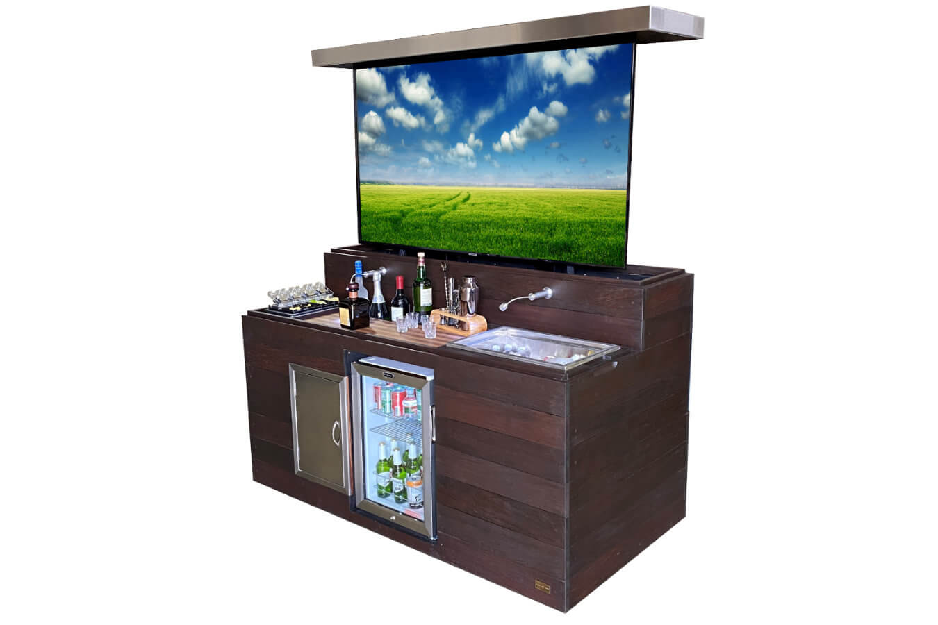 Outdoor tv stand on sale cabinets