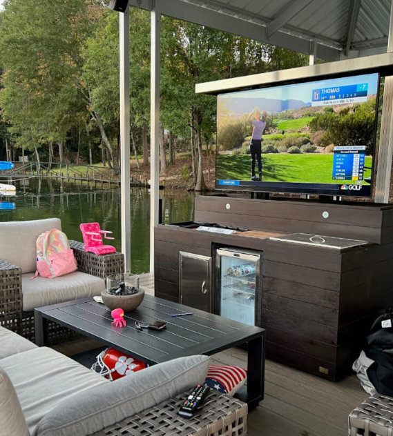 outdoor stunner tv lift bar