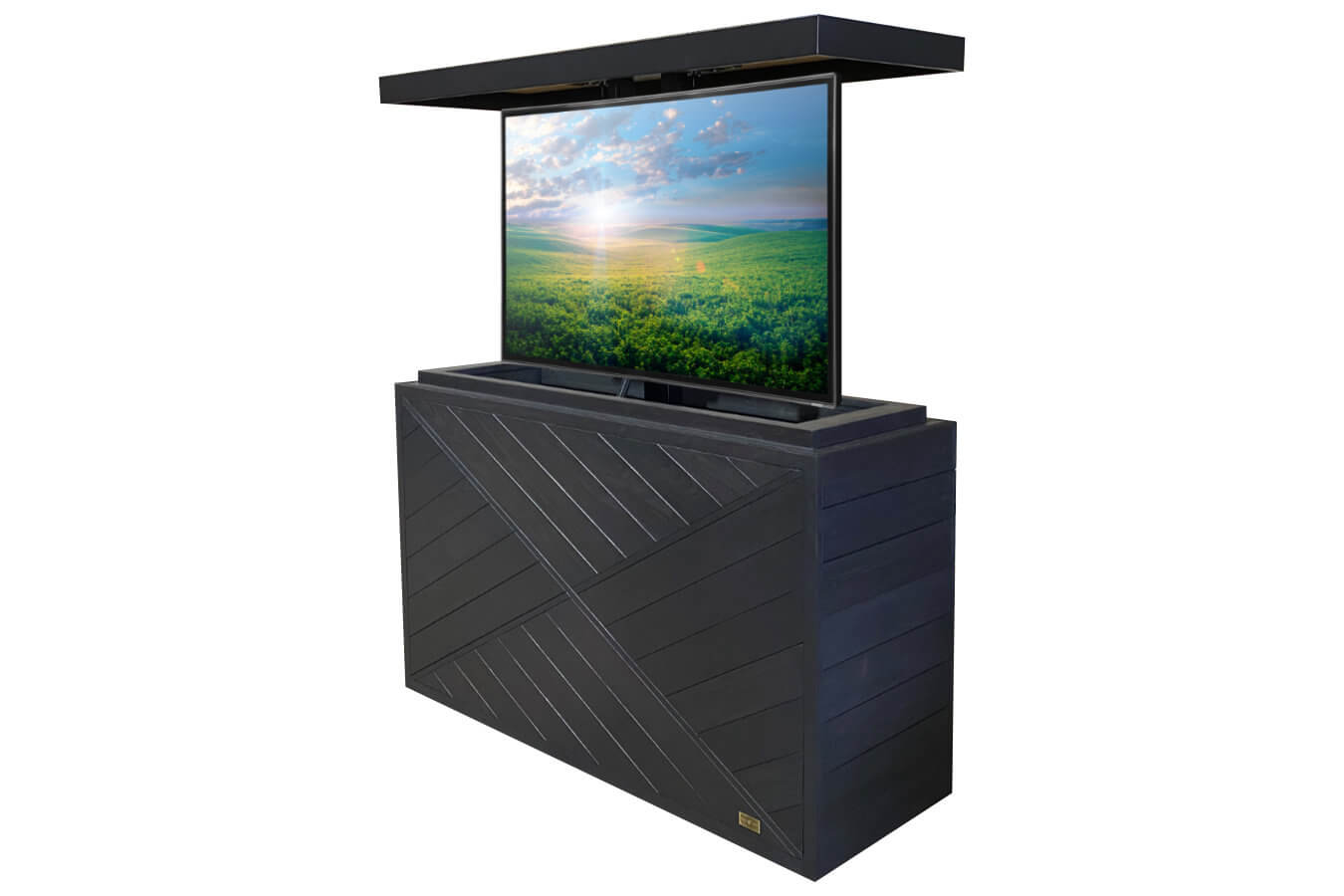 Rift Outdoor backyard movable hidden TV cabinet New Jersey