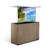 cabinet tronix hidden outdoor stoney creek stucco tv lift cabinet