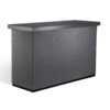 outdoor stucco cabinet stand hides protects tv electronics