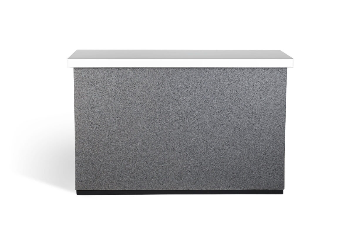 outdoor stucco console is weatherproof for tv