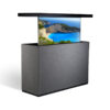 outdoor stucco pop up hidden tv lift cabinet