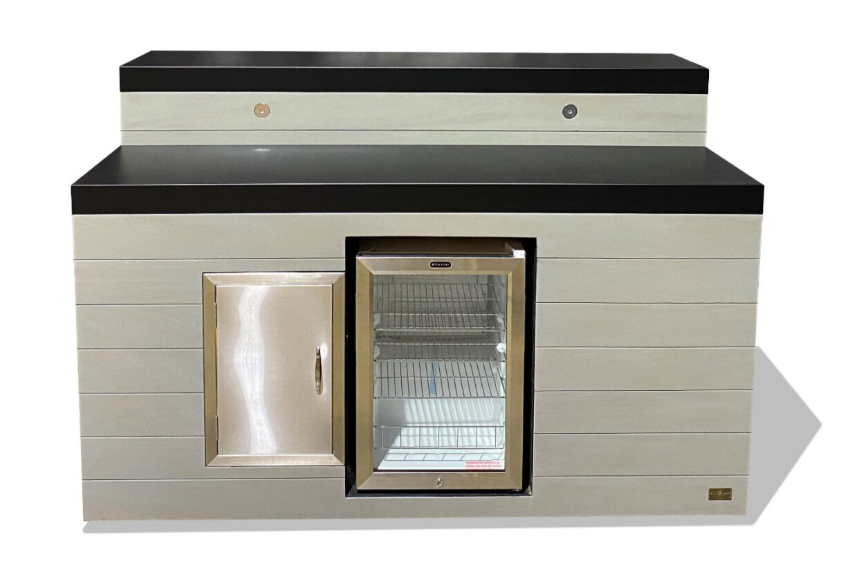 outdoor movable hidden tv cabinet bar storage