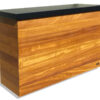 backyard patio motorized hidden tv lift teak furniture