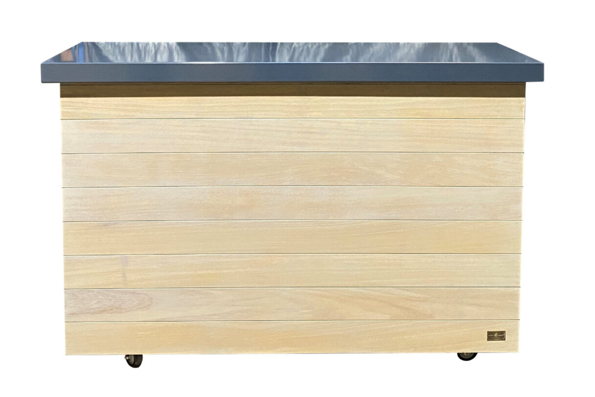 gray top mirage movable outdoor hidden tv cabinet