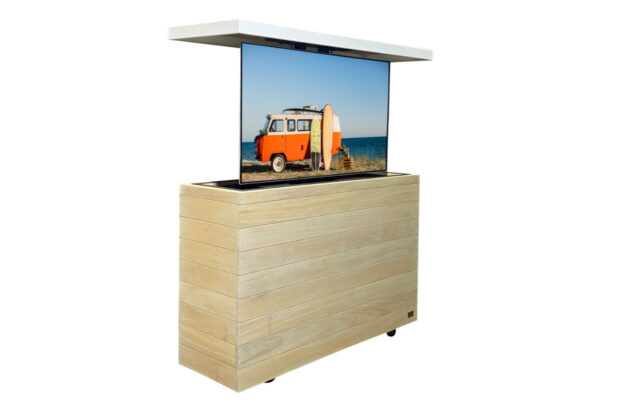 mirage outdoor hidden tv lift cabinet