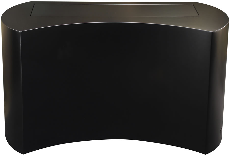 custom painted finish black satin