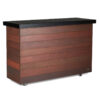 outdoor 75” to 77" motorized hidden tv lift cabinet with aluminum top