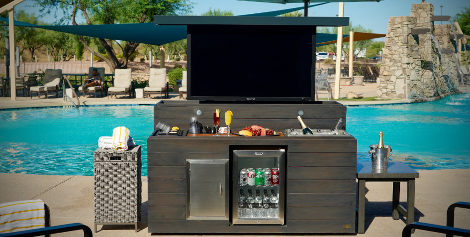 Outdoor TV Lift Cabinet