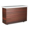 outdoor 75” to 77" motorized hidden tv lift cabinet with aluminum top