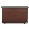 outdoor 65" motorized hidden tv lift ipe cabinet & aluminum top