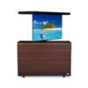 outdoor 65" motorized hidden tv lift ipe cabinet & aluminum top