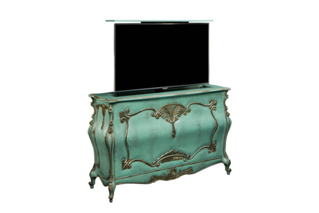 chateau bombay french grandeur tv lift cabinet