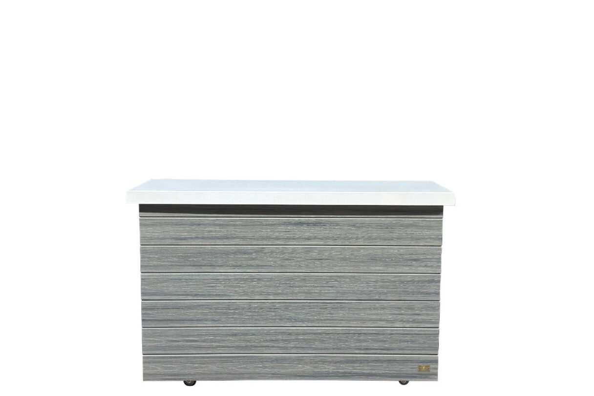outdoor pop up tv hidden lift cabinet gray by cabinet tronix