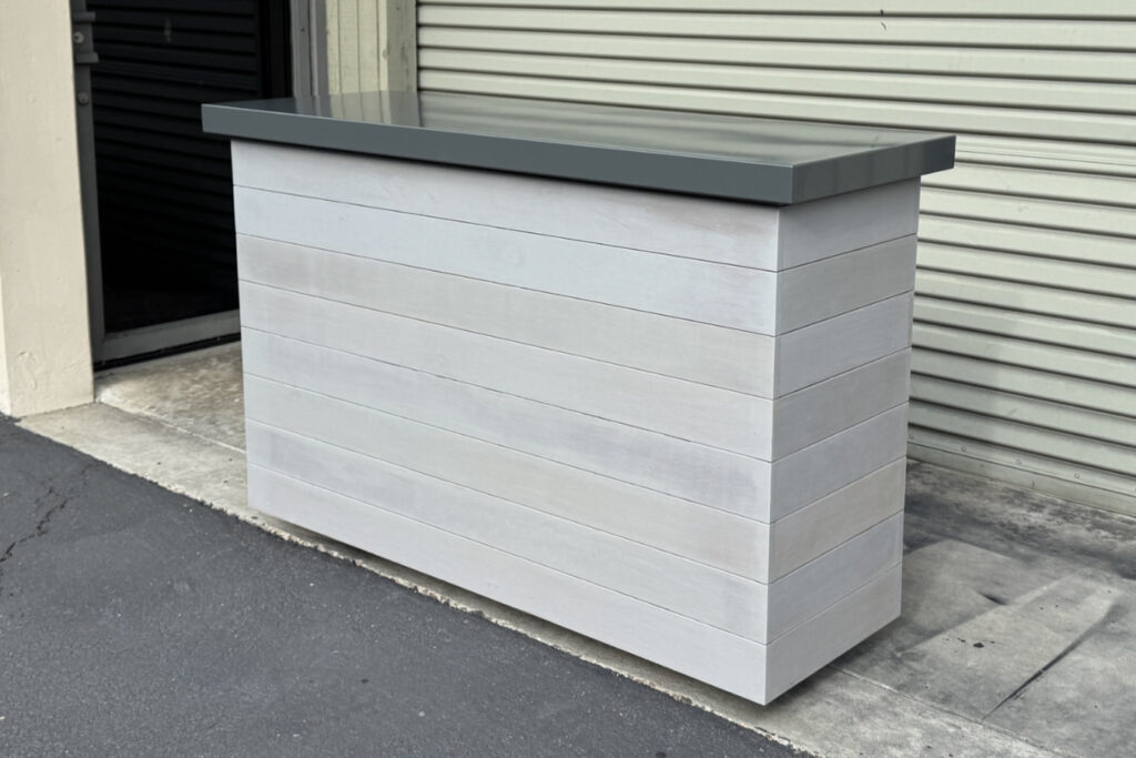 light grey ipe t top outdoor tv lift cabinet 02