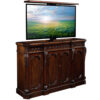 Century TV Lift Furniture three quarter TV up