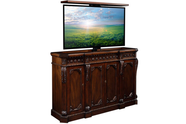 TechTeak 70064 Outdoor TV Lift Cabinet for 65 inch Flat Screen TVs