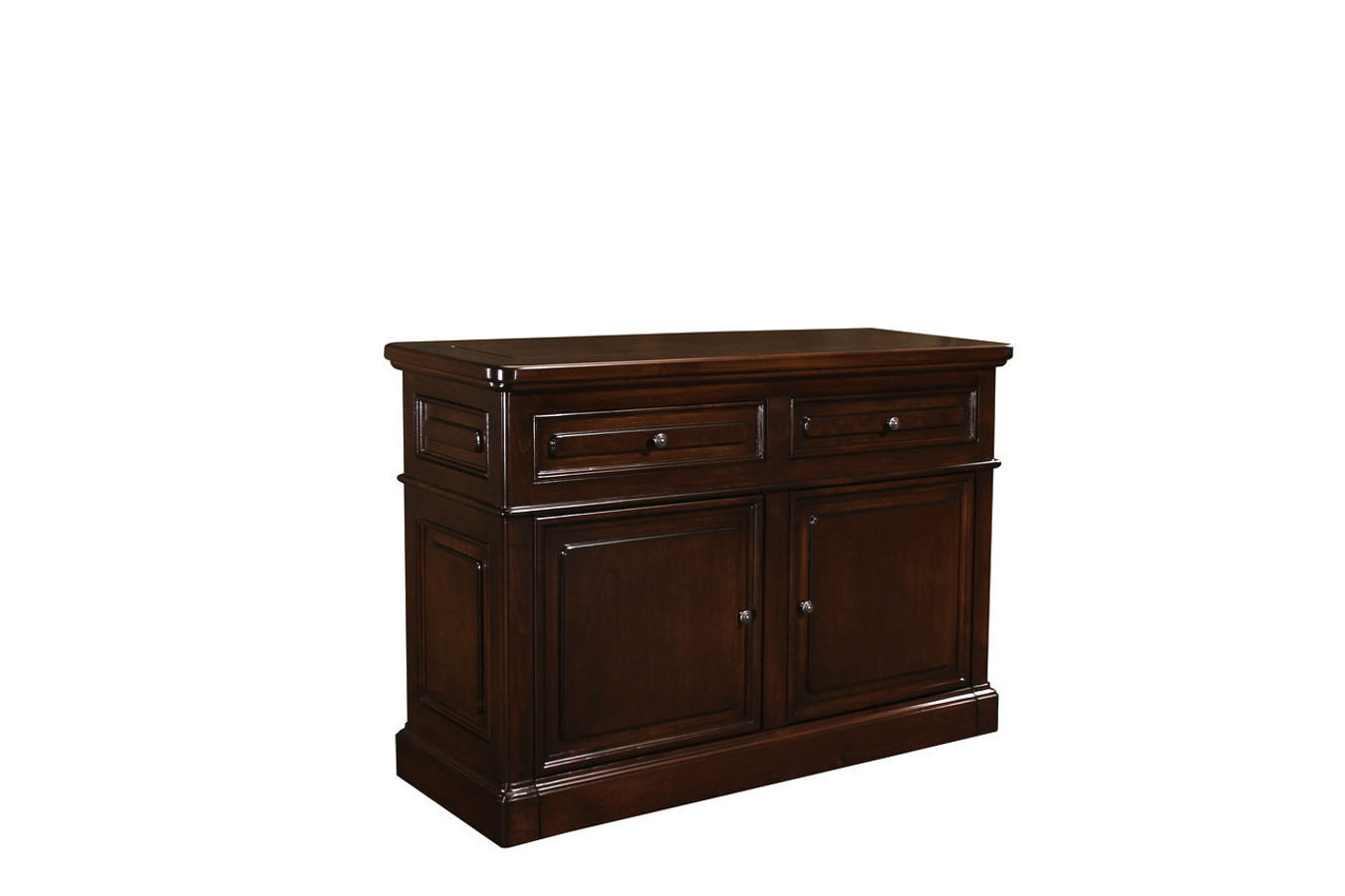 Point Loma Auburn Brown stunning finish, hides TV by a Universal Remote control. This piece fits up to some 50 inch Flat screens.