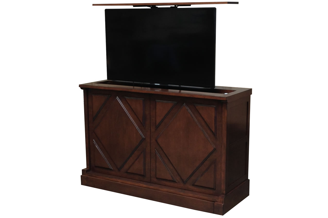 Poncho Villa retracable TV lift furniture kit holds small to large flat screens